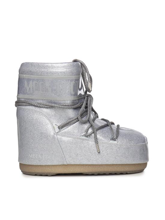 25FW 문부츠 아이콘 나일론 로우 부츠 80D1409440 H001 Silver