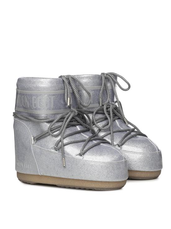 25FW 문부츠 아이콘 나일론 로우 부츠 80D1409440 H001 Silver - MOON BOOT