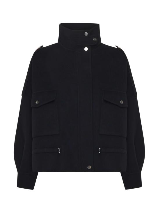 25FW 핑코 코트 105341 A2XMZ99 Black