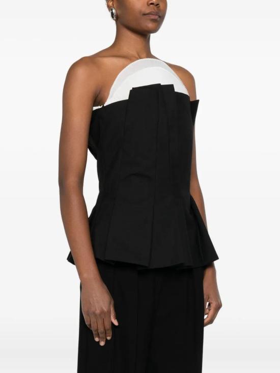 25FW 로에 숏 원피스 41720107 001 AB024192 - ROHE