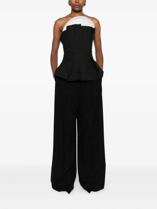 25FW 로에 숏 원피스 41720107 001 AB024192 - ROHE