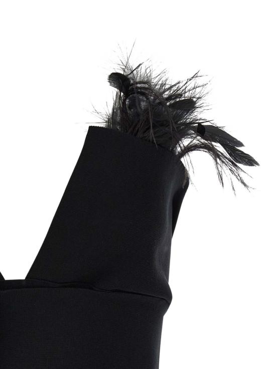 25FW 알베르타 페레티 긴팔 티셔츠 A08806600 0555 Black - ALBERTA FERRETTI