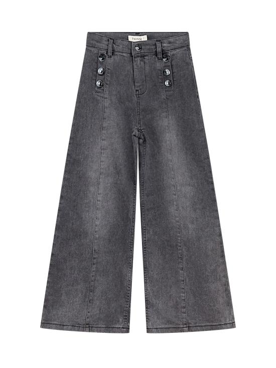 25FW [키즈] 트윈셋 진 252GJ2290S20653 11835 DENIM BLACK OLD