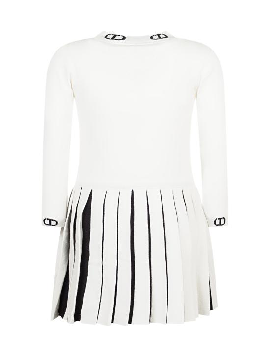 25FW [키즈] 트윈셋 원피스 252GB3032S20708 10973 BIC NERO OFF WHITE - TWINSET