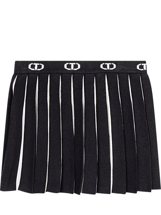 25FW [키즈] 트윈셋 스커트 252GB3031S20708 11656 BIC NERO OFF WHITE - TWINSET