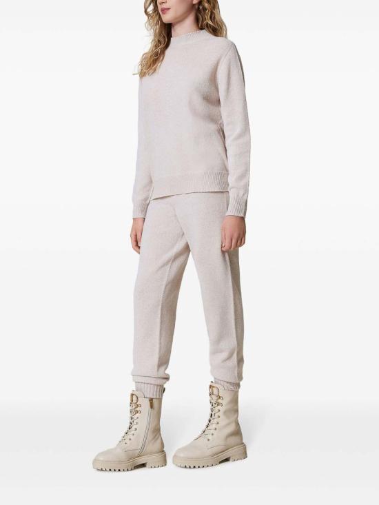 25FW 트윈셋 트레이닝/조거 팬츠 242TT348112068 White - TWINSET