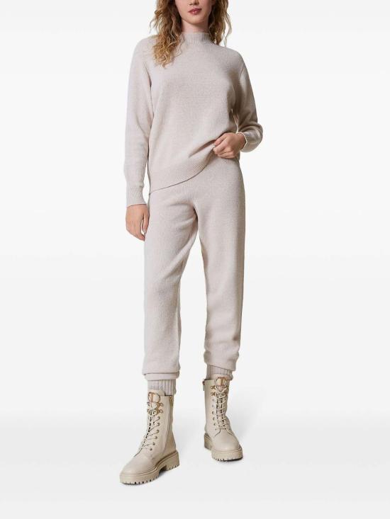 25FW 트윈셋 트레이닝/조거 팬츠 242TT348112068 White - TWINSET