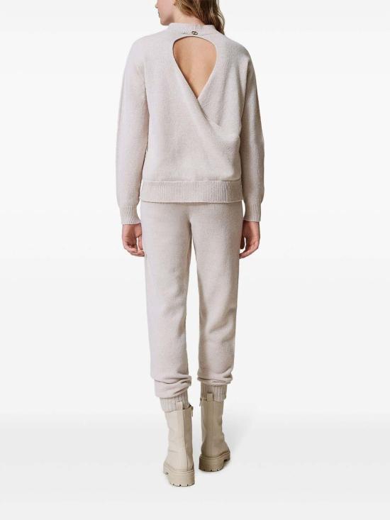 25FW 트윈셋 트레이닝/조거 팬츠 242TT348112068 White - TWINSET