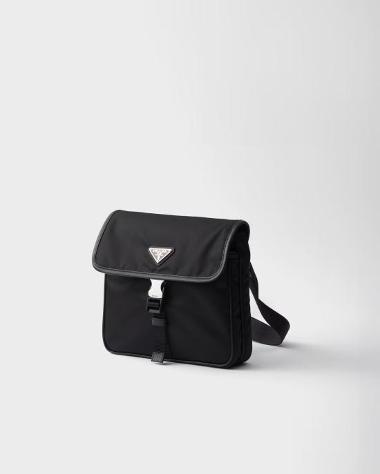 25FW 프라다 리나일론 사피아노 크로스바디 백 2VD0772DMHF0002 V OOO Black - PRADA