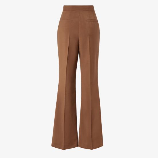 25FW 펜디 스트레이트 팬츠 FR6648AQ3HF1T6L Brown - FENDI