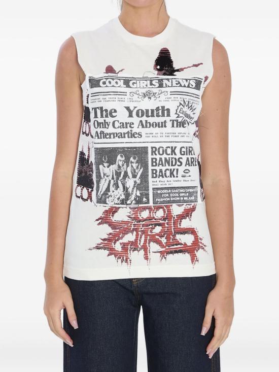 25FW 돌체앤가바나 민소매 티셔츠 F8V99T GDDHYS9000 MultiColour