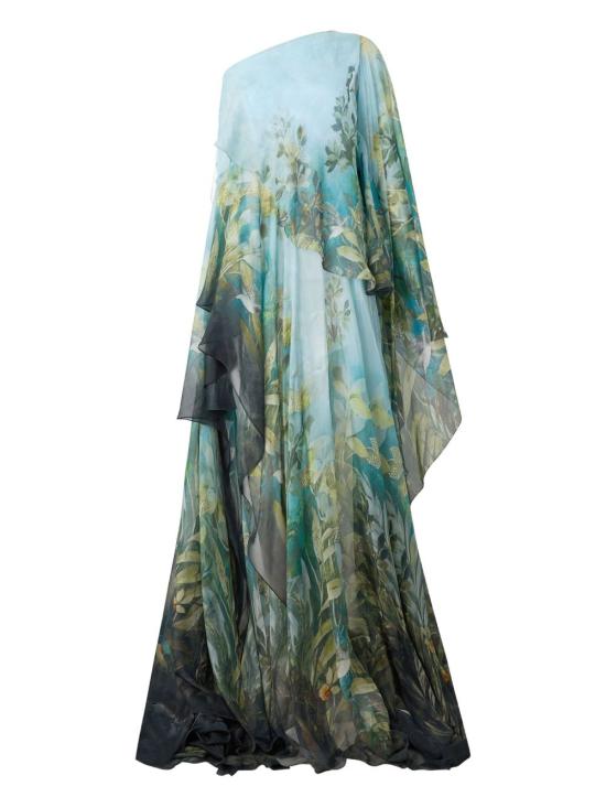 25FW 로베르토 카발리 미디 원피스 VWT136 XTQ7004038 MultiColour