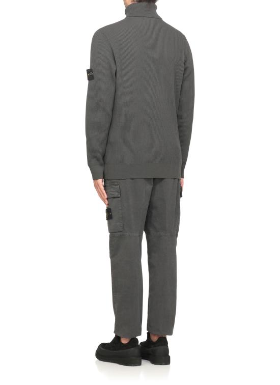 25FW 스톤 아일랜드 5100052 풀 립 RWS 울 터틀넥 스웨터 K2S15 5100052 S00C2V0062 Grey - STONE ISLAND