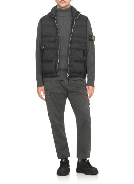 25FW 스톤 아일랜드 5100052 풀 립 RWS 울 터틀넥 스웨터 K2S15 5100052 S00C2V0062 Grey - STONE ISLAND