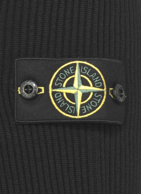 25FW 스톤 아일랜드 5100052 풀 립 RWS 울 터틀넥 스웨터 K2S15 5100052 S00C2V0029 Black - STONE ISLAND