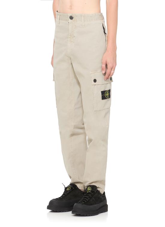 25FW 스톤 아일랜드 슬림 핏 카고 팬츠 K2S15 3100034 S00L1V019A Beige - STONE ISLAND
