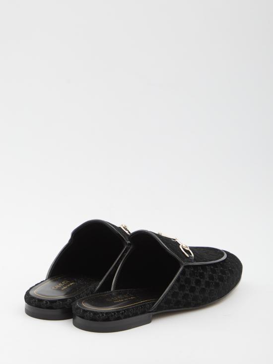 25FW 구찌 프린스타운 슬리퍼 802163 BLACK - GUCCI