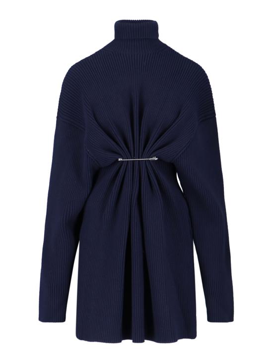 25FW 발렌시아가 미디 원피스 850028 T1759 4140 Blue