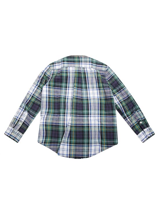 24FW [키즈] 랄프 로렌 패딩 322952201002 6505 WHITE GREEN MULTI BIANCO - RALPH LAUREN