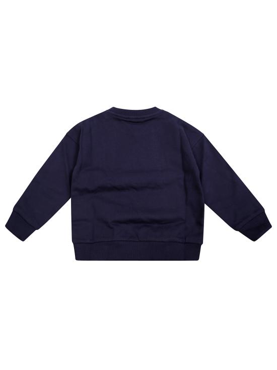 25FW [키즈] 모스키노 티셔츠 M8F03Q LCA83 40016 BLU NAVY - MOSCHINO