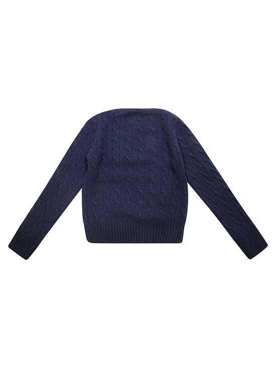 24FW [키즈] 랄프 로렌 가디건 313877375008 HUNTER NAVY W C2740 NEVIS BLU - RALPH LAUREN