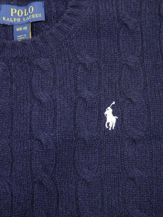 24FW [키즈] 랄프 로렌 가디건 313877375008 HUNTER NAVY W C2740 NEVIS BLU - RALPH LAUREN