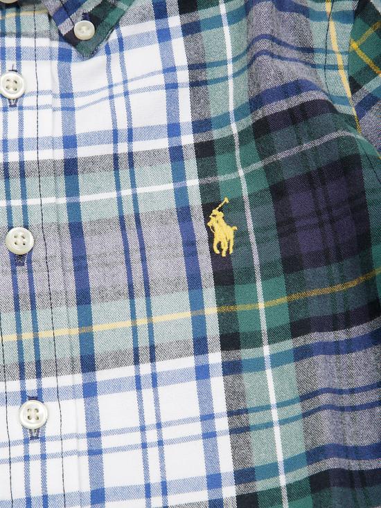 24FW [키즈] 랄프 로렌 셔츠 323952201002 6505 WHITE GREE MULTI BIANCO - RALPH LAUREN
