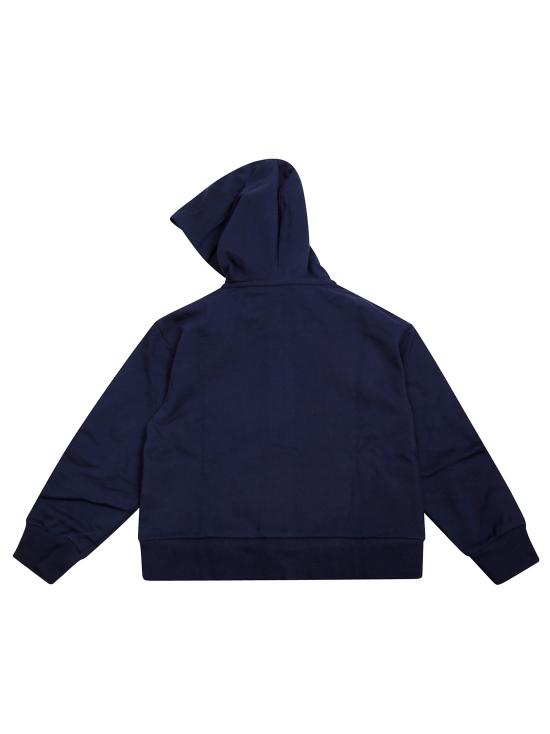 25FW [키즈] 모스키노 티셔츠 HUF09E LCA40 40016 BLU NAVY - MOSCHINO