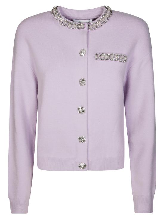 25FW 셀프 포트레이트 가디건 PF25085CL Lilac VIOLA