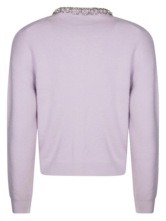 25FW 셀프 포트레이트 가디건 PF25085CL Lilac VIOLA - SELF PORTRAIT