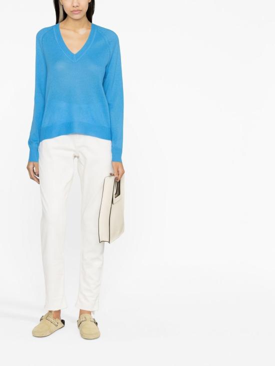  360 캐시미어 스웨터 49034 ZAYAATLANTIC Blue - 360 CASHMERE