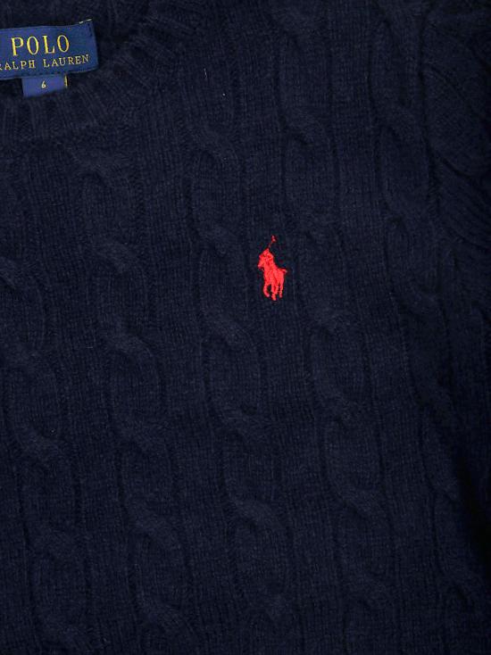 24FW [키즈] 랄프 로렌 가디건 322877728001 CLASSIC AZURE C6122 BLU - RALPH LAUREN