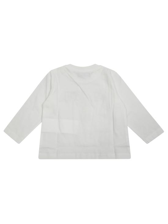 25FW [키즈] 모스키노 티셔츠 MZO00R LAA10 10063 CLOUD BIANCO - MOSCHINO