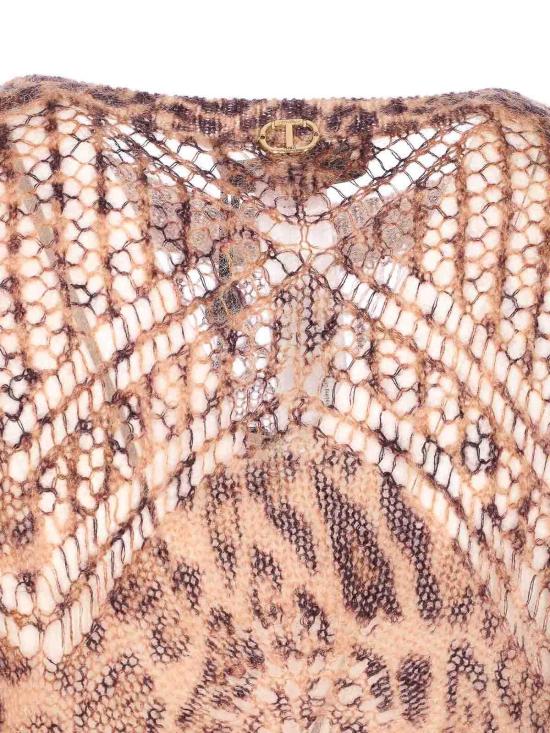 25FW 트윈셋 반팔 티셔츠 252TP359012737 Animal Print - TWINSET