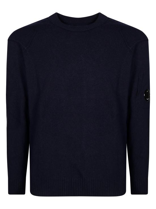 25FW 씨피 컴퍼니 램스울 GRS 크루넥 렌즈 스웨터 RFCMKN707A 110149A 888 BLU