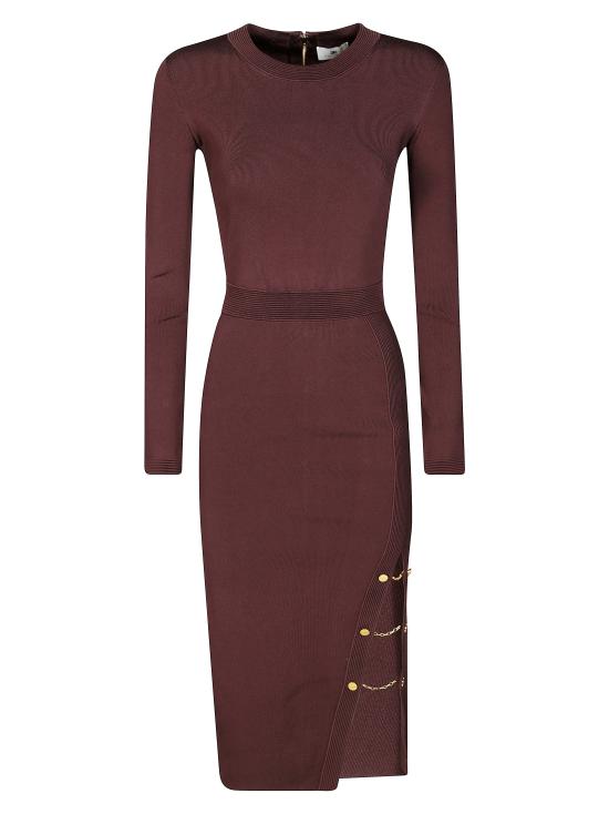 25FW 엘리자베타프랜치 미디 원피스 AM28S57E2 EA4 BORDEAUX