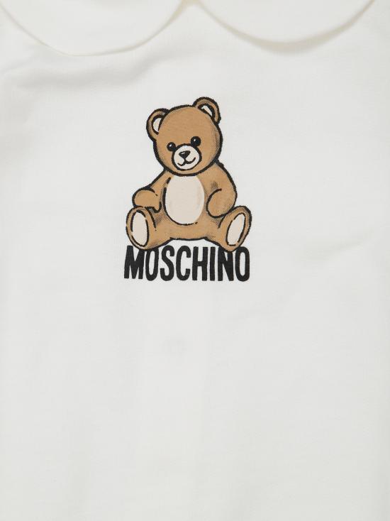 25FW [키즈] 모스키노 트레이닝웨어/오버롤/세트 MUT04I LCA40 10063 CLUOD BIANCO - MOSCHINO