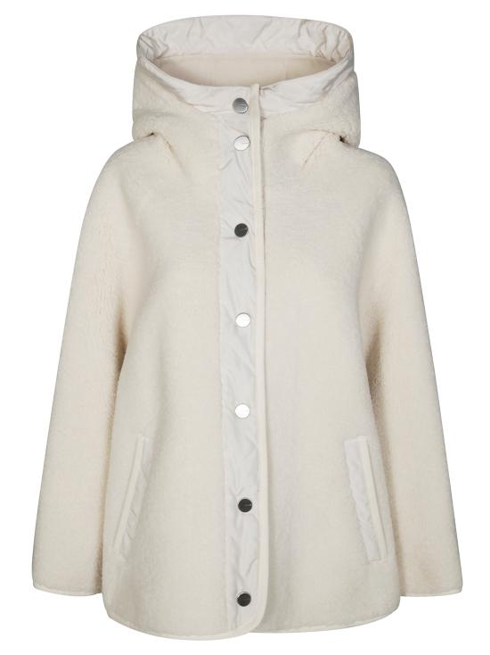 25FW 핑코 CAPPERI 카페리 테디 이펙트 쇼트 피코트 105473 A2QC C00 BIANCO