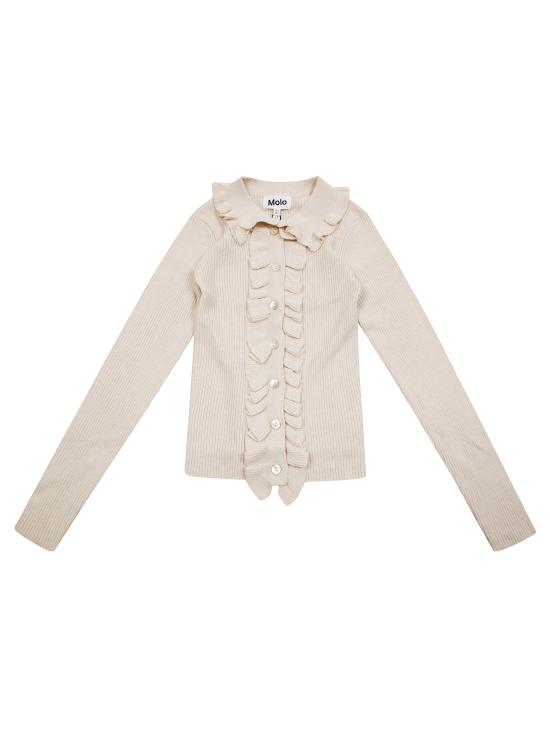 25FW [키즈] 몰로 폴로 셔츠 2W25K312 GAMORA 5498 BUTTERCREAM BIANCO