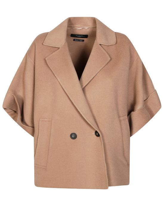 25FW 위켄드막스마라 PERA 페라 버진 울 숏 코트 2525086021600 087 MARRONE