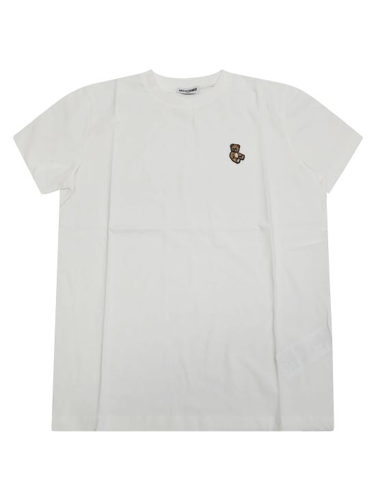 25FW [키즈] 모스키노 티셔츠 HRM058 LAA10 10063 CLOUD BIANCO