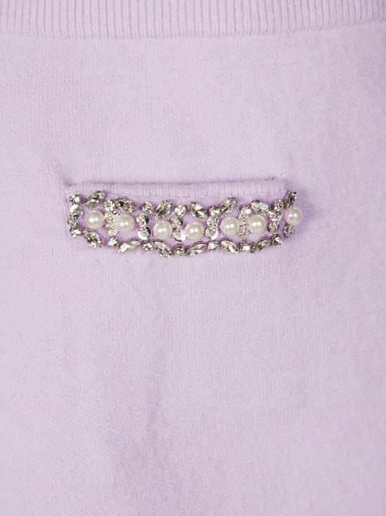 25FW 셀프 포트레이트 탑 PF25085SKL LILAC VIOLA - SELF PORTRAIT