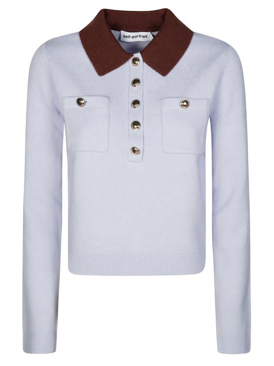 25FW 셀프 포트레이트 긴팔 티셔츠 AW25021TBL BLUE