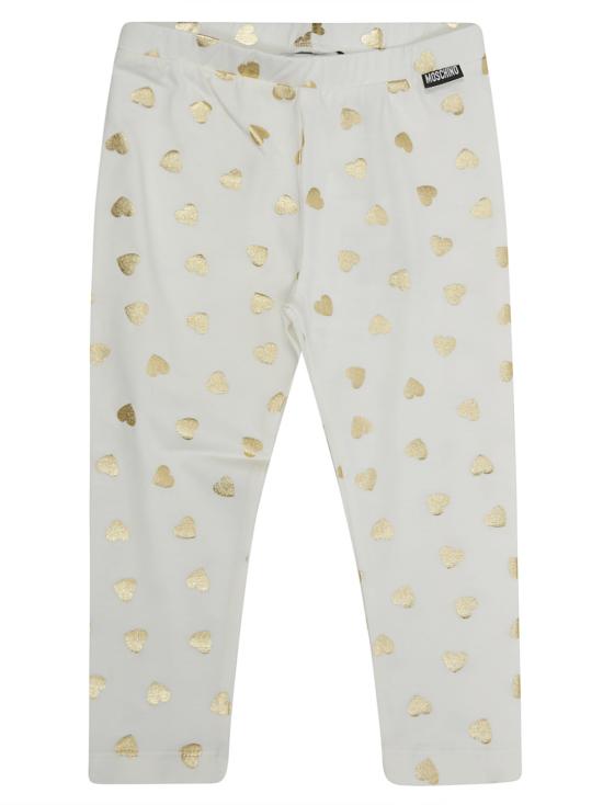 24FW [키즈] 모스키노 레깅스 MDP039 LBBE3E 84545 CLOUD GOLD BIANCO