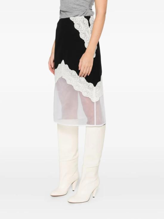 25FW 질샌더 스커트 J03MA0257J40291001 Black - JIL SANDER