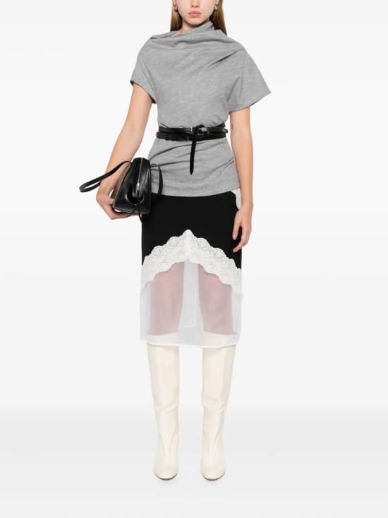 25FW 질샌더 스커트 J03MA0257J40291001 Black - JIL SANDER