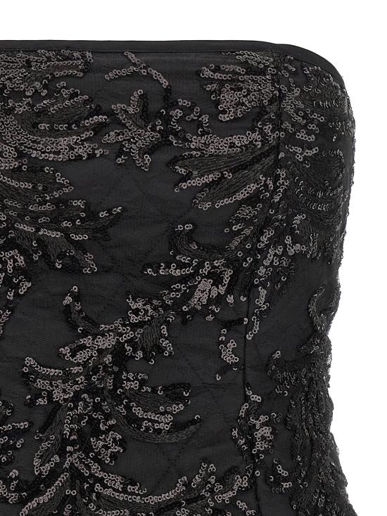 25FW 르 트윈스 탑 ELODIELACEBLACKINBLACK - LE TWINS