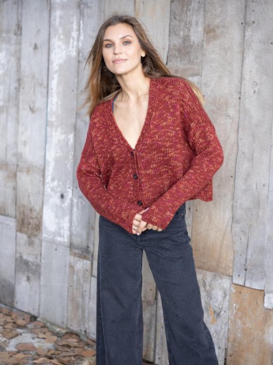  Wooden Ships 가디건 우든 쉽스 헤이즐 마블드 카디건