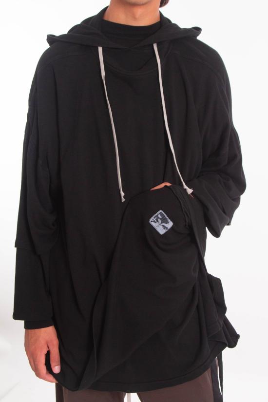 25FW 다크쉐도우 긴팔 티셔츠 DU02E7271 JDB 09 Black - DRKSHDW