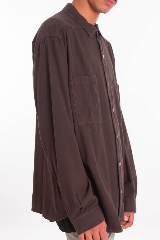 25FW 다크쉐도우 긴팔 셔츠 DU02E7299 CFL 78 Brown - DRKSHDW